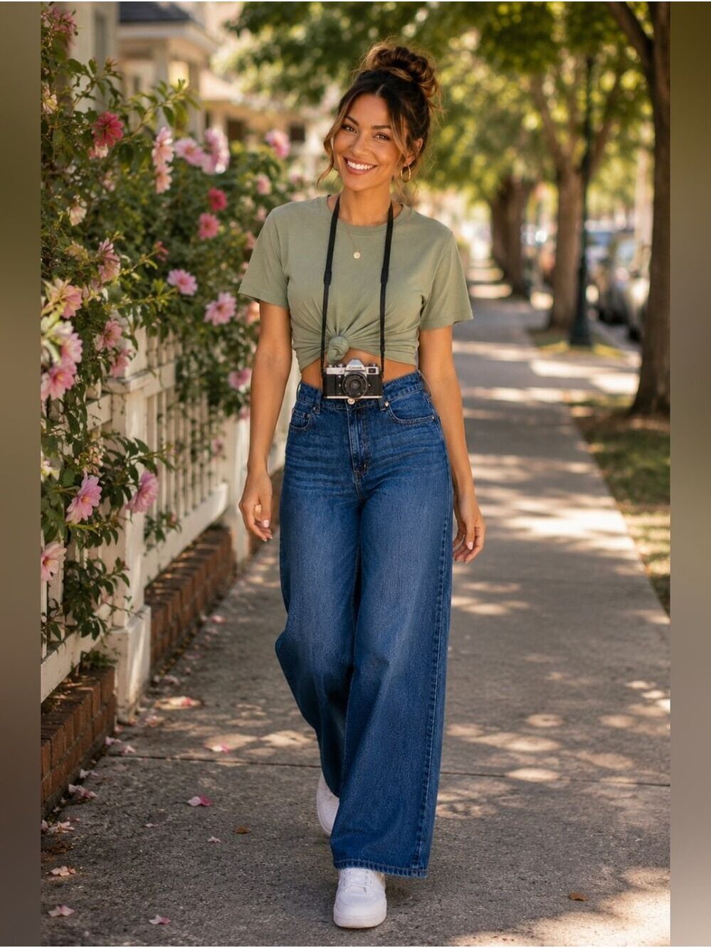 Aeropostale High Rise Wide Leg Jeans NWT Size 10 Dark Wash Vintage-Inspired - Picture 2 of 13
